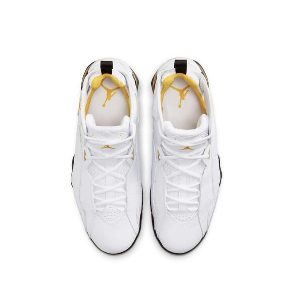 Jordan Nike Air True Flight Shoes White Black Yellow Ochre Mens 11 NEW FAST SHIP main image 8